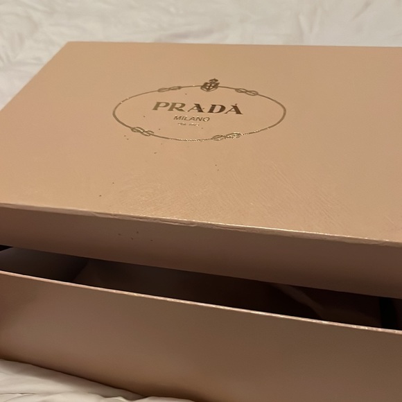 PRADA Black Pump Bow Patent Leather Open Toe Stiletto Heels 39 Europe size 8 US - Picture 15 of 15